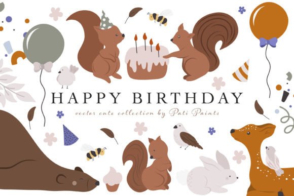 Download Happy Birthday Animal Party Collection - Animal party Collection
