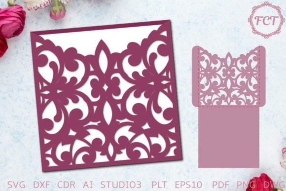 Download Envelope Pocket SVG for Wedding Card - Card Collection