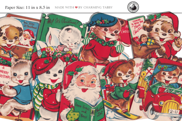 Download Vintage Christmas Cards - Card Collection