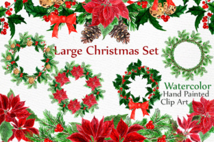 Download Hand Painted Christmas Wreaths and Floral Designs - Paint Collection