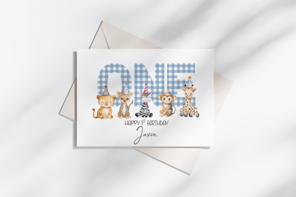 Download Safari Animal Birthday Card Editable - Card Collection