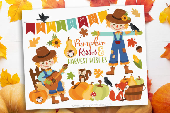 Download Fall Scarecrow Clipart Autumn - Fall scarecrow clipart Collection