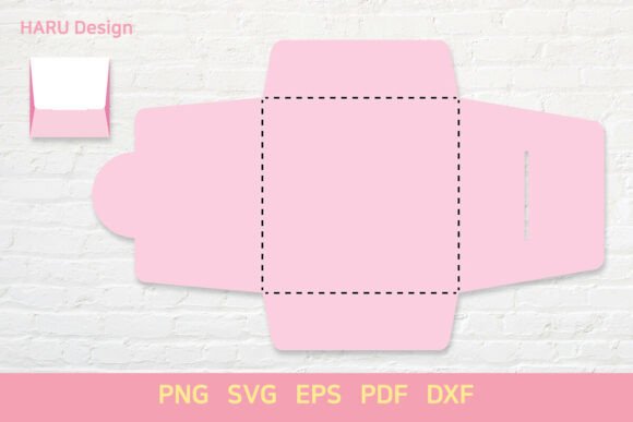 Download Envelope Template Square DIY Card - Card Collection