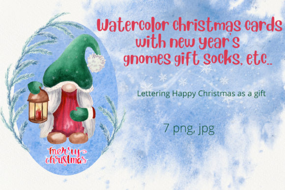 Download Watercolor Christmas Cards - Card Collection